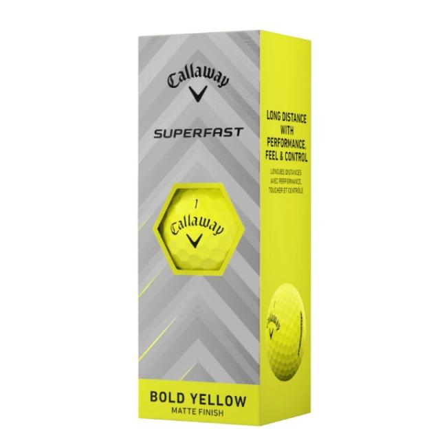 キャロウェイ ゴルフボール 3ダース 45個入 スーパーファスト SUPERFAST 2025 15P Callaway