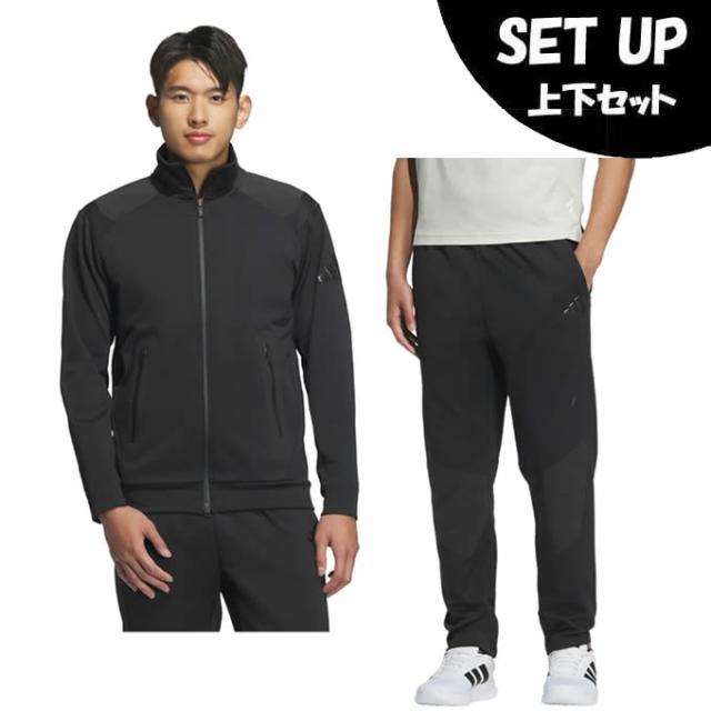 アディダス スポーツウェア ジャージ 上下セット メンズ ダブルニット トラックジャケット レギュラーフィット+パンツ JM2004 KQD66+JM2088 KQD67 adidas