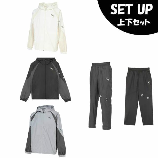 プーマ(PUMA) ウインドブレーカー 上下セット メンズ TAD 裏起毛トリコットWBK JK+TAD 裏起毛トリコットWBK PT 528011+528012