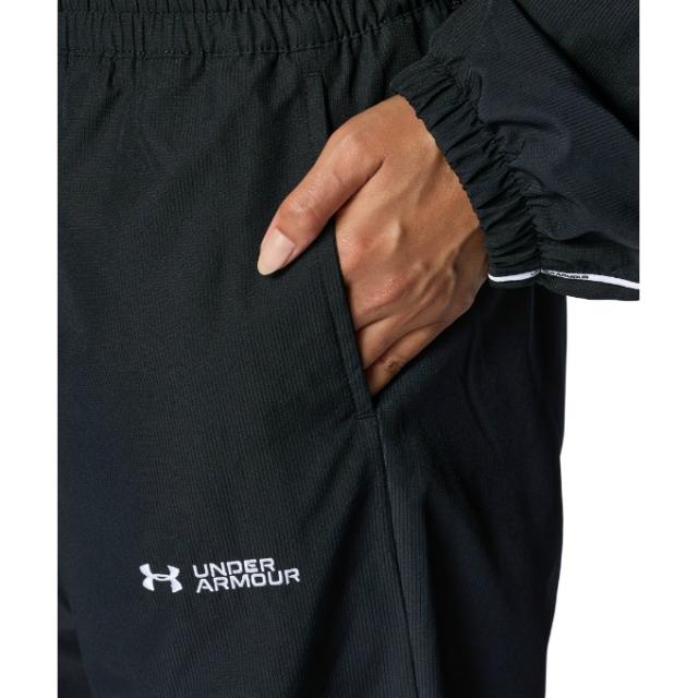 アンダーアーマー(UNDER ARMOUR) ウインドブレーカー上下セット レディース UA TRICOT LINER WOVEN HOODIE+PANTS 6007721-673+6007722-001_11