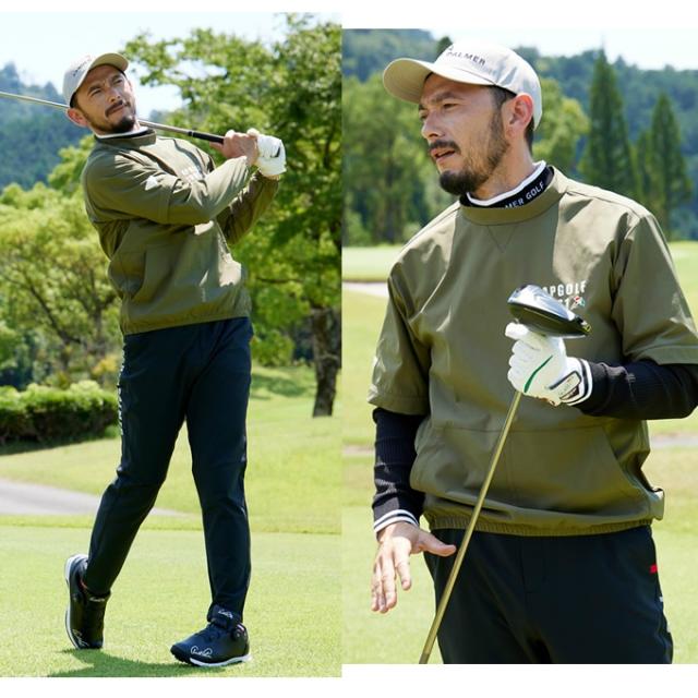アーノルドパーマー(arnold palmer) ゴルフウェア 3点セット メンズ モックネックシャツ+2WAYプルオーバー+ウーブンテックパンツ AP220202E06+AP220206E04+AP220207E02 【2025年秋冬モデル】_5