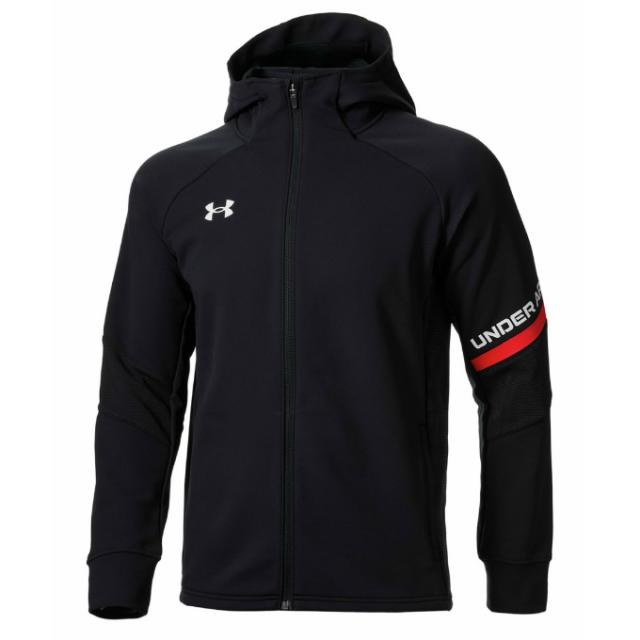 アンダーアーマー(UNDER ARMOUR) スポーツウェア ジャージ 上下セット メンズ UA KNIT FULL-ZIP JACKET+UA KNIT PANTS 6015053-001+6015056-001_1