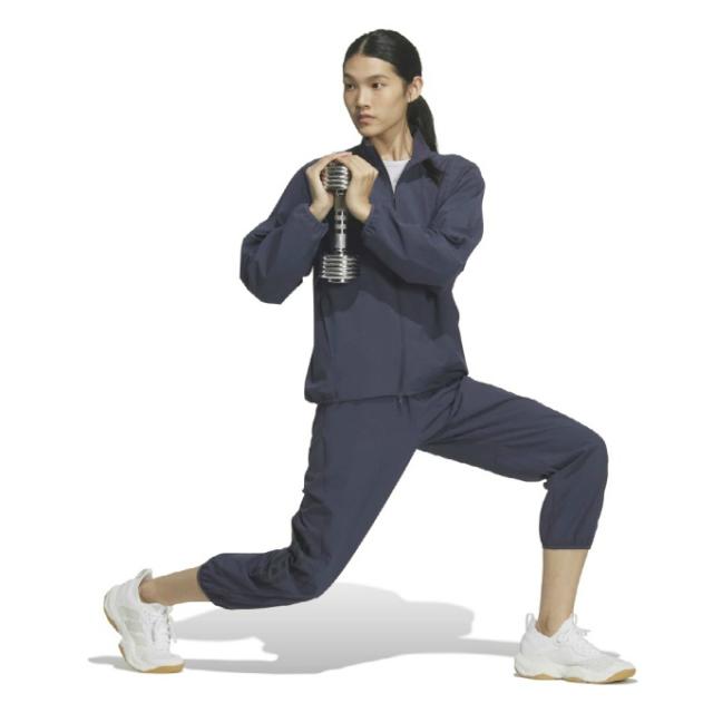 アディダス(adidas) ウインドブレーカー上下セット レディース トレーニング ストレッチ ウーブンジャケット+パンツ TJ753-KE9133+WK237-KE9136_4