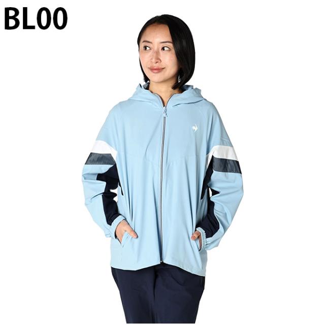ルコックスポルティフ(le coq sportif) クロスウェア上下セット レディース サンスクリーンクロス フードFZJK+ZIPポケPT LT6SJK21L+LT6SPZ21L_1