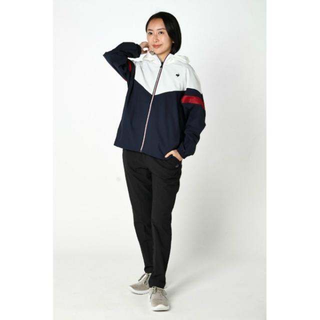 ルコックスポルティフ(le coq sportif) クロスウェア上下セット レディース サンスクリーンクロス フードFZJK+ZIPポケPT LT6SJK21L+LT6SPZ21L_13
