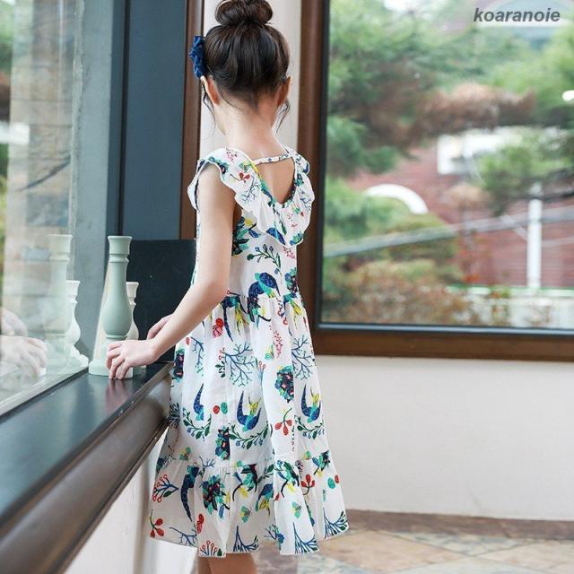 子供服 花柄 ワンピース ボヘミアン ワンピース バックレス 女の子 キッズ 夏 海 ナチュラル 爽やか ビーチ ワンピース 韓国風 Pjr9fsefu9 子ども服 シューズ Bigskydermatology Com
