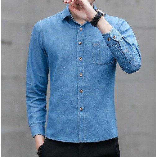 デニムシャツ メンズ 長袖 おしゃれ ブランド 無地 柄 デニム シャツ 長袖シャツ カジュアル トップス 大きいサイズ 春 秋 40代 50代の通販はau Pay マーケット あさみショップ