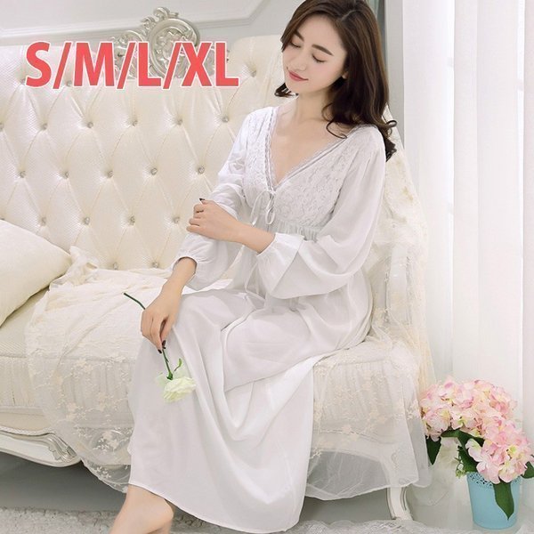 ネグリジェ レディース ワンピース V襟　セクシーネグリジェ ルームウェア パジャマ レース ナイトガウン 部屋着 大人可愛い オシャレ ポイント消化 6,780円