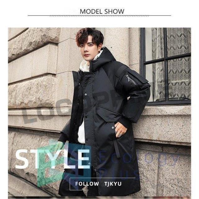 ダウンジャケット メンズ レディース 大きいサイズ 迷彩 ロング