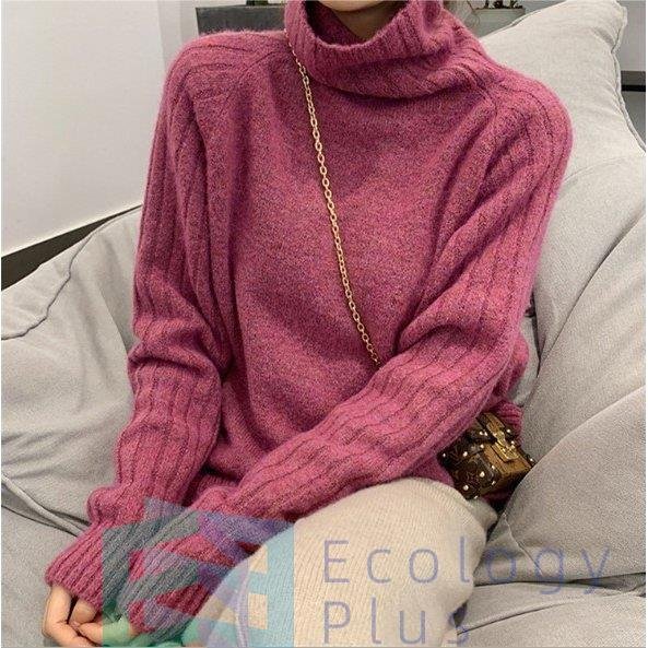 ニット セーター レディース ニットセーター 長袖 トップス ハイネック チュニック 大きいサイズ 無地 体型カバー 秋 冬 定番  コーデ スリット 通勤