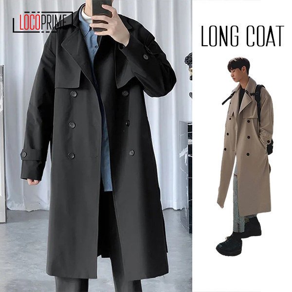 ステンカラーコート メンズ ビジネスコート ロングコート 着痩せ 秋物 冬服 無地 アウター カジュアル ゆったり シンプル 男性用 通勤 通学 メンズファッション