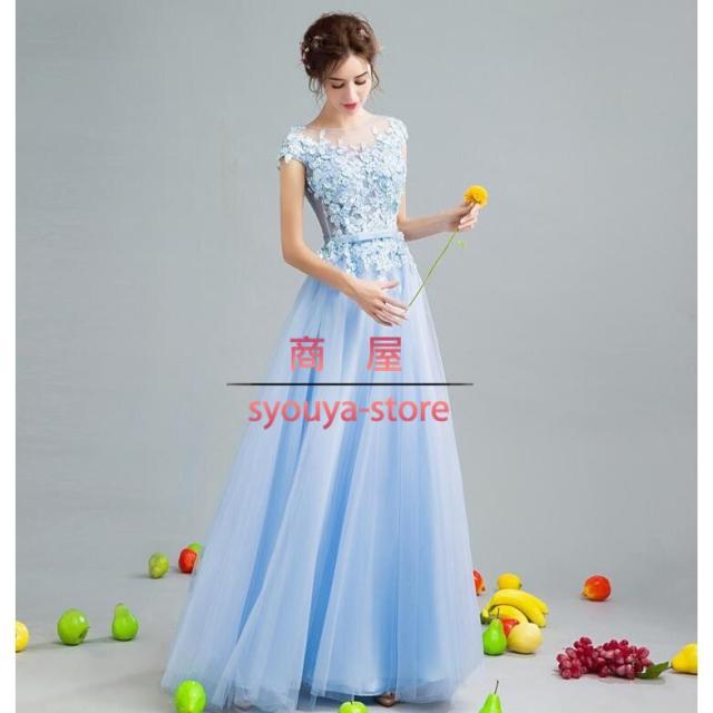 ロングドレス プリセンス 演奏会 発表会用ドレス レディース パーティードレス 結婚式 花嫁ドレス ウエディングドレス 二次会 ワンピース 大きいサイズ