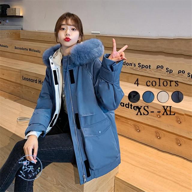 レディース ダウンジャケット 長袖 冬服 ショート丈 エレガント 無地 暖かい 中綿ジャケット レディースコート ブルゾン 上着 かわいい