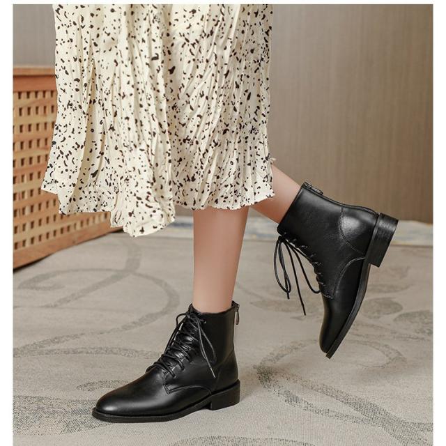 Burton スノーボードブーツ 23.5cm レースアップ ショートブーツ ぺたんこ ブーツ フラット 大きいサイズ