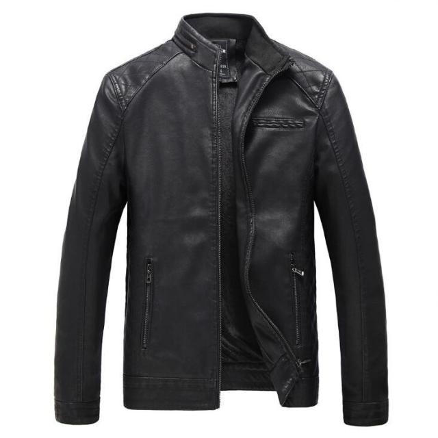 メンズジャケット 革ジャン メンズ 裏ボアジャケット ライダースジャケット フェイクレザージャケット 防寒服 裏起毛 裏ボア PU ブルゾン 冬物 2色の通販は 6,653円