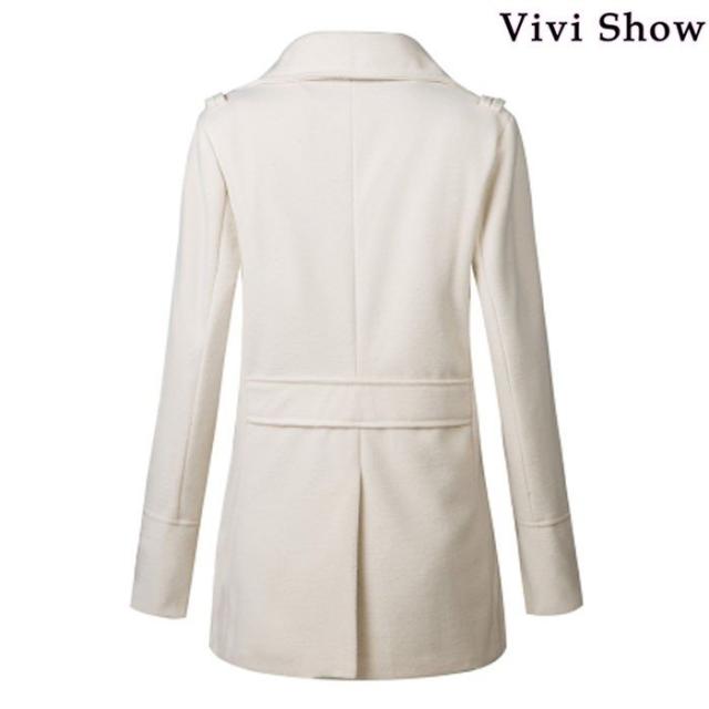 ピーコート Pコート メンズ コート ジャケット ウール ウールコート スリム ショート丈 秋冬の通販は