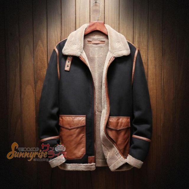 ムートンジャケット ジャケット カジュアルジャケット メンズメンズコート アウター メンズ カジュアルジャケット防風 防寒  秋冬 新作