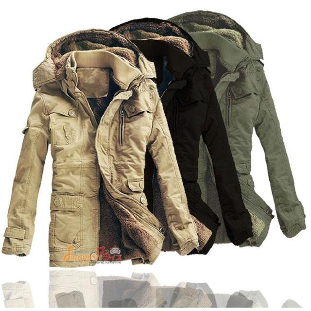 中綿コートミリタリージャケット  メンズ ボアジャケット  モッズコート 綿 厚手 裏起毛 大きいサイズ あったか 防寒 裏フリース 2019秋冬 新作