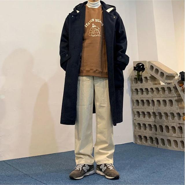 ダッフルコート メンズコート　秋冬　ラシャコート　ロングコート　男性　ジャケット　アウター　コート　通勤　カジュアル　20代 30代 40代