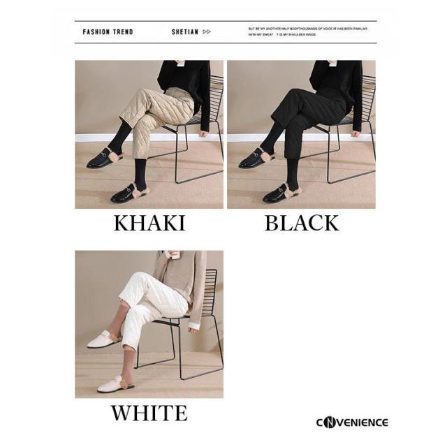 ダウンパンツ ワイドパンツ レディース ボトムス 防寒パンツ 体型