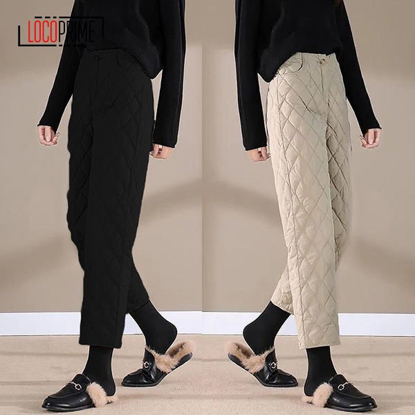 ダウンパンツ ワイドパンツ レディース 登山用 防寒パンツ 保温 防風 アウトドアパンツ ウォーキング 暖い 美脚 脚長 ウエストゴム 大きいサイズ 冬新品