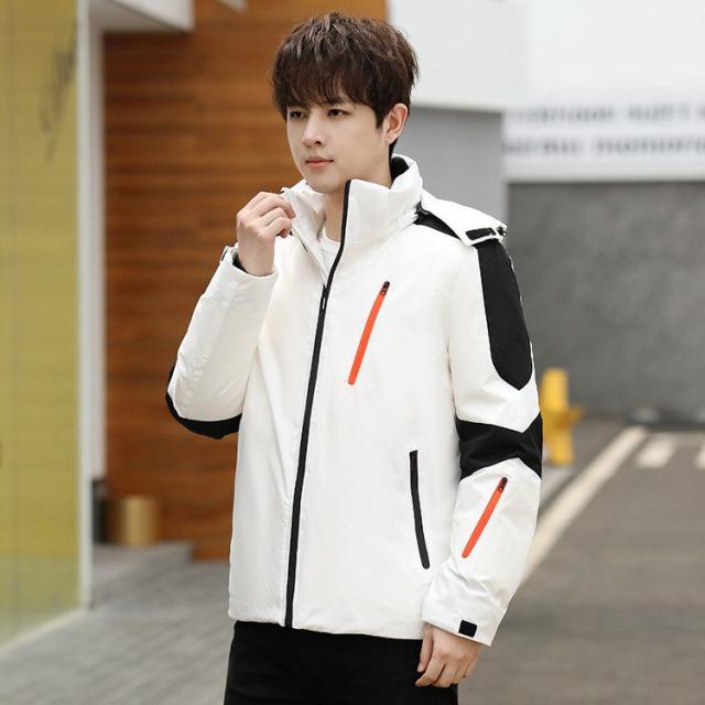 ダウンジャケット メンズ ダウンコート 40代 白 おしゃれ 50代 黒 秋冬 アウター 保温 紳士服 中綿コート 5L