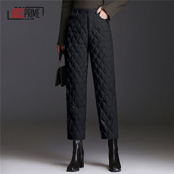 ダウンパンツ レディース ワイドパンツ 着痩せ 体型カバー 登山用