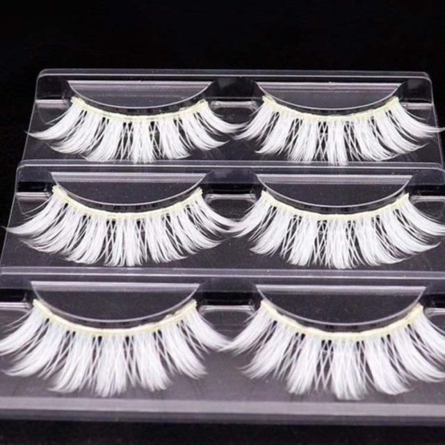 1ペア　白い　つけまつげ　ホワイト 71kUAIea6aL._AC_UL210_SR210,