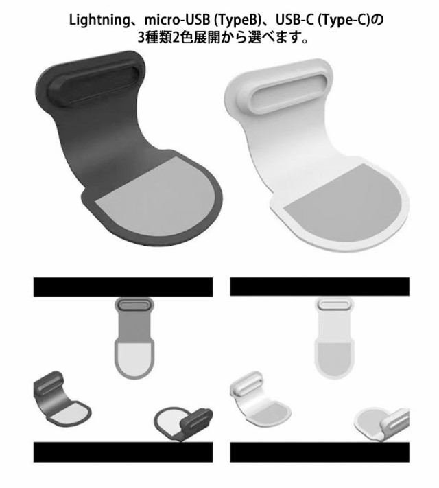 送料無料 無くさない コネクタキャップ コネクタカバー 6個セット 充電口カバー 貼り付け式 防水プラグ 防塵プラグ スマホ 差込口 保護カの通販はau Pay マーケット Shiseninshou