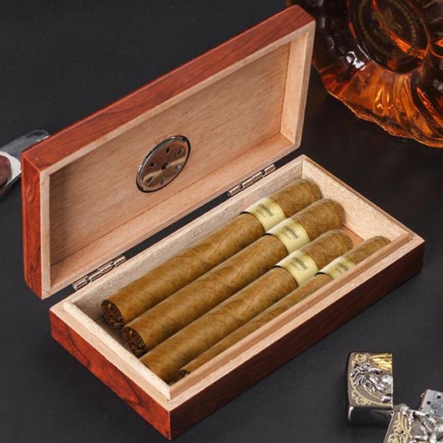 ヒュミドール 携帯 葉巻ケース 持ち運び ケース シガーヒュミドール