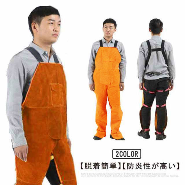 防炎作業エプロンＪＩＳ規格適合の溶接用耐熱耐炎防護用品3505 | 作業服の寺田衣料 [Zxyler] エプロン｜溶接作業・鍛冶屋最適 耐摩耗・断熱・耐火機能付き｜クロスストラップで負担軽減 屋外作業・バーベキュー対応