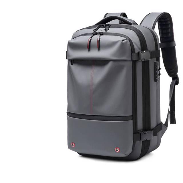 30L 防水 ノートPC 17インチ メンズ ビジネスリュック バックパック 60L スタイリッシュ 大容量 ラップトップ パソコン 真空圧縮 多機能 ビジネスバック ポケット リュックサック 拡張 メンズバック 撥水加工 出張 トラベル リュック_2