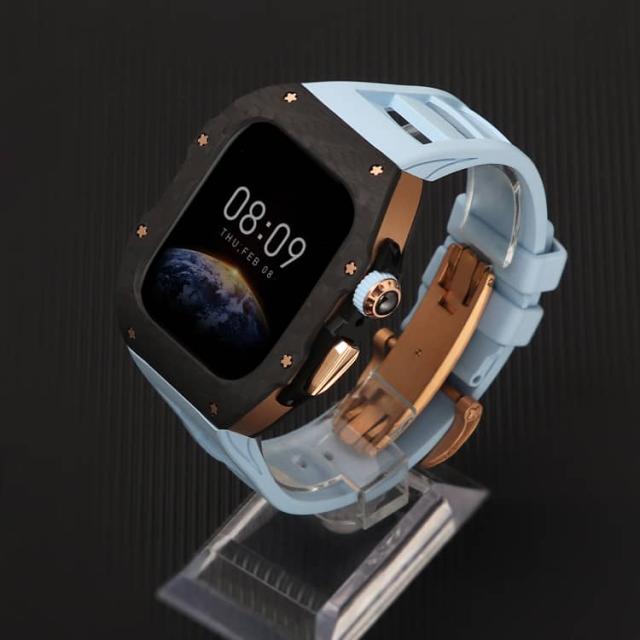 apple watch s11 一体型 バンド Apple Watch S10 炭素繊維バンド Apple watch 10 交換用バンド 46mm Apple Watch S10 42mm apple watch 11 炭素繊維一体型 Apple Watchバンド レザーストラップ apple watch 炭素繊維カバー ギフト プレゼント ギフトボックスあり_4