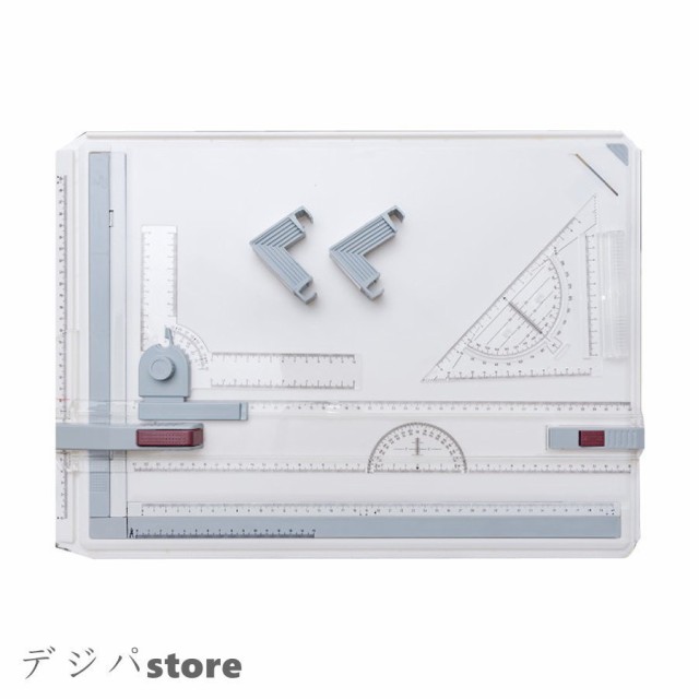 A3サイズ 製図板 平行定規 スライド式 卓上製図版 製図台 図面 作図 ...