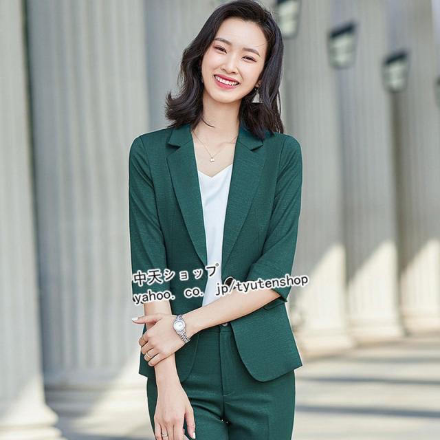スーツ パンツスーツ レディース ビジネススーツ 2点セット オフィス 通勤 就活 面接 代30代40代 洗える 小さいサイズ 大きいサイズ 入の通販はau Pay マーケット Cutystyle キューティスタイル