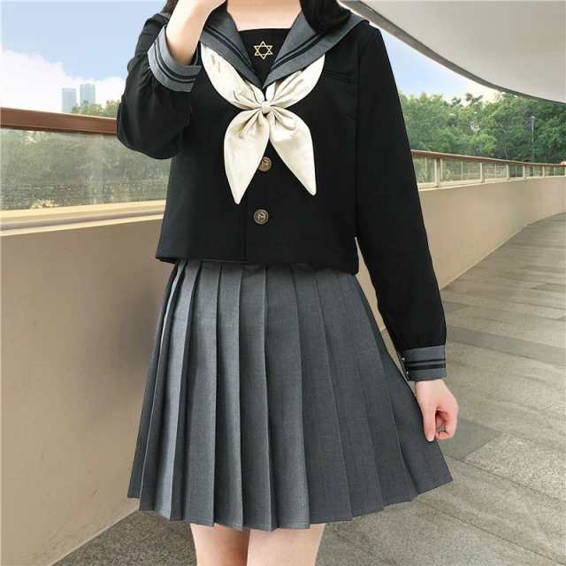 JK制服 入学式 セーラー服 コスチューム 大きいサイズ 半袖/長袖 コスプレ衣装 学生服 学院風 プリーツスカート ギャル服 仮装 卒業式 大｜au  PAY マーケット