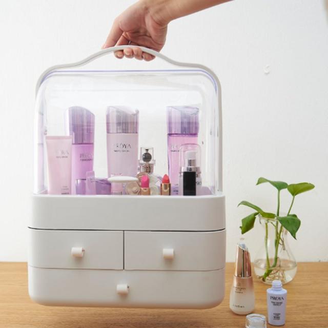 メイクボックス 防塵 メイクボックス 大容量 メイクケース 防水 化粧品