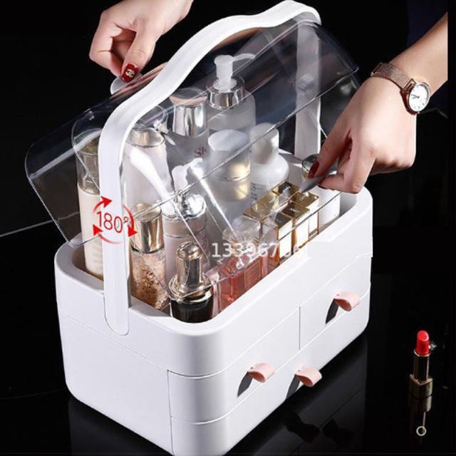 メイクボックス 防塵 メイクボックス 大容量 メイクケース 防水 化粧品