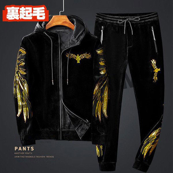 裏起毛 トレーナー セットアップ メンズ セットアップ 上下セット 裏ボア ジョガーパンツ 長袖パーカー ジャージ スポーツウェア お兄系 スウェットの通販は