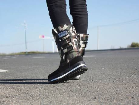 雪遊び メンズ スノーブーツ 無地 防滑 防水 裏起毛 大人 シューズ