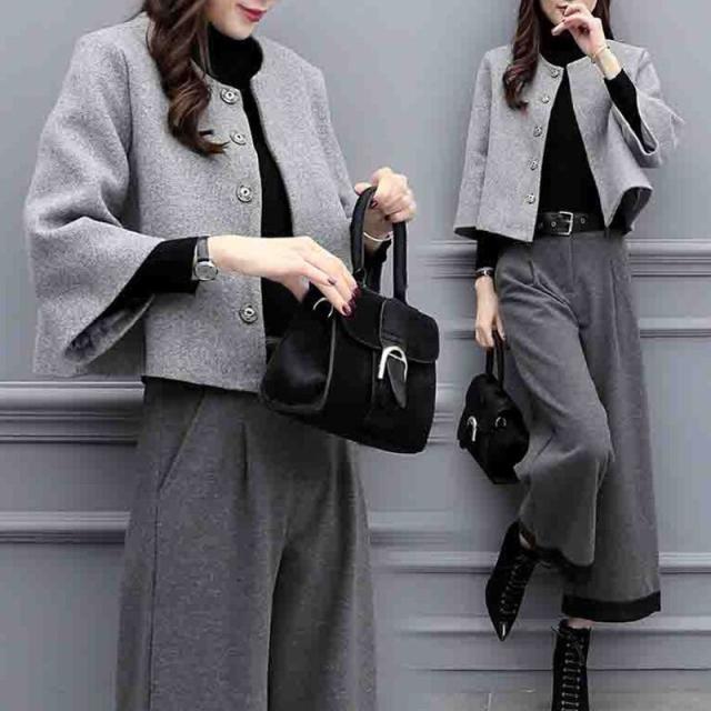 服 ママ おしゃれ 母 入園式 セレモニースーツ セットアップ パンツスーツ 卒業式 レディース 秋冬 卒業式 入学式 卒園式 フォーマル 40代の通販は