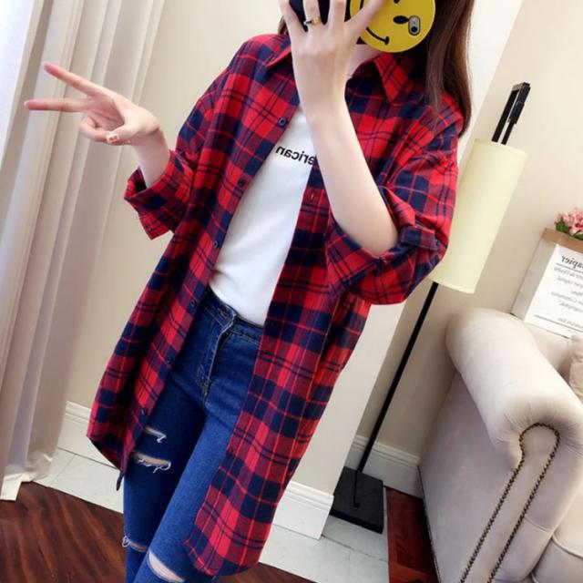 長袖シャツ ネルシャツ 長袖シャツ チェックシャツ シャツ レディース 