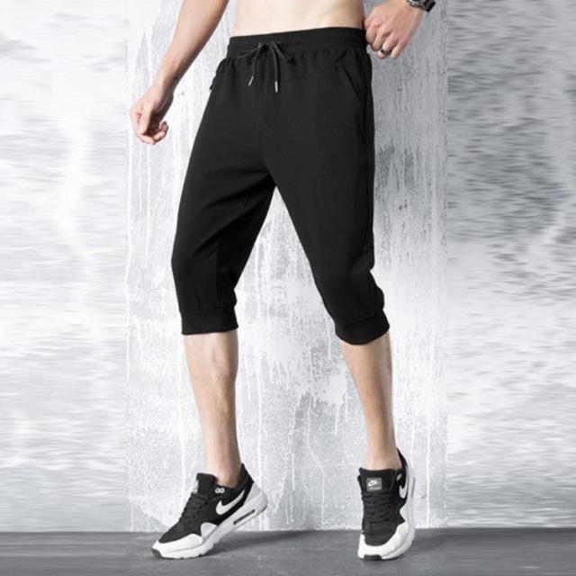 サルエルパンツ ハーフパンツ メンズ クロップドパンツ 7分丈