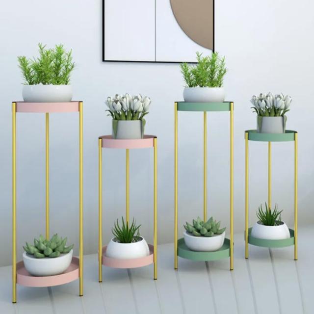 北欧 フラワースタンド 室内 スリム 花 スタンド アイアン 直径 23 高