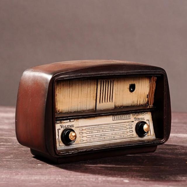 工芸品 ヴィンテージラジオ レトロノスタルジックな装飾品