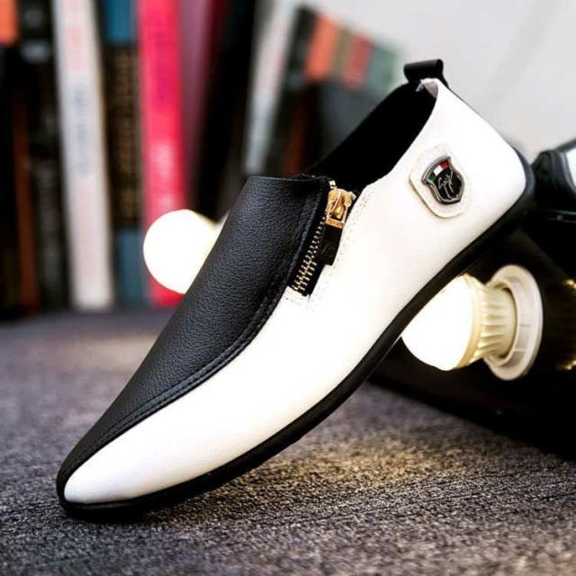 レザー ロファー メンズ メンズ ドライビングシューズ ドライビングシューズ メンズ スリッポン シューズ 紳士 靴_4