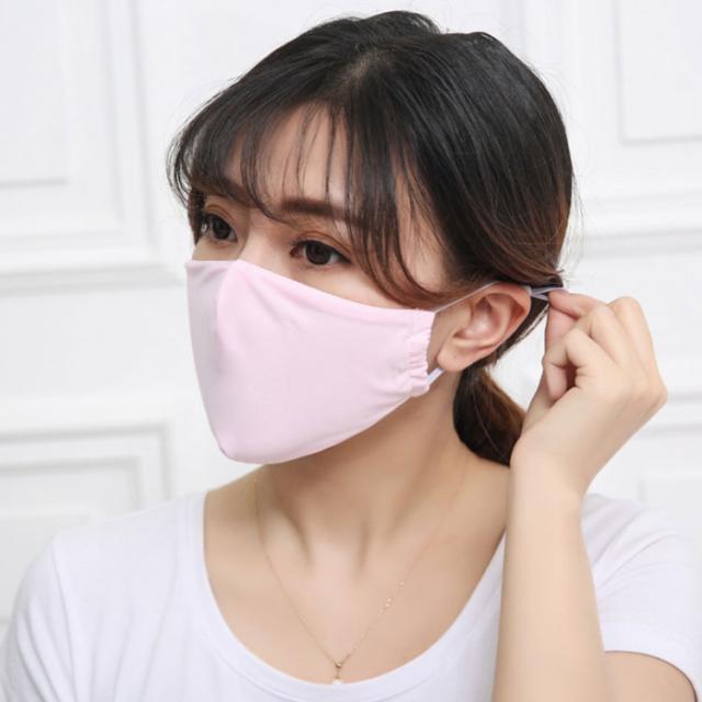 2枚セット マスク アウトドア 夏用マスク フェイスカバー UVカット ひんやり 洗える 接触冷感 紫外線対策 薄手 2枚セット 日焼け防止_3