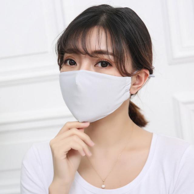 2枚セット マスク アウトドア 夏用マスク フェイスカバー UVカット ひんやり 洗える 接触冷感 紫外線対策 薄手 2枚セット 日焼け防止_4