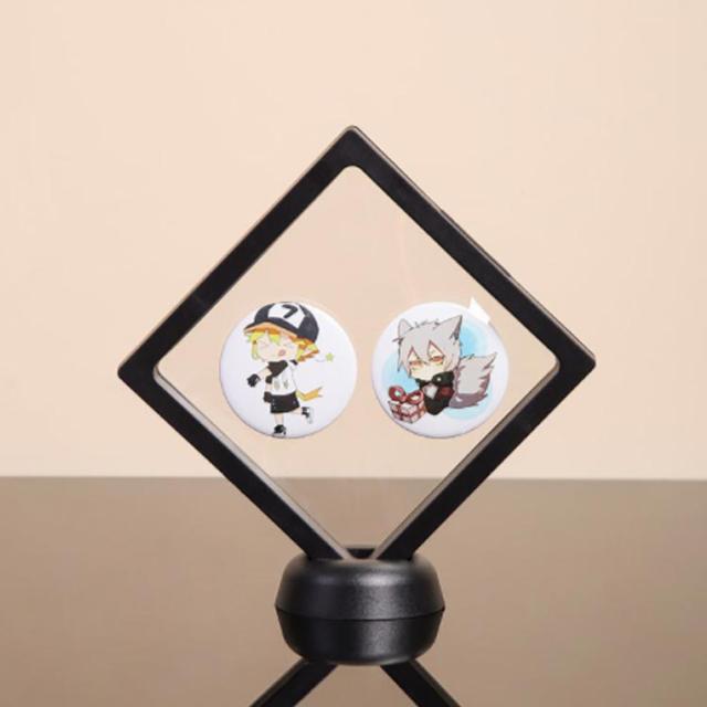 缶バッジ 収納ケース 5個 14*14cm 23*9cm 缶バッジ 保護ホルダー 缶