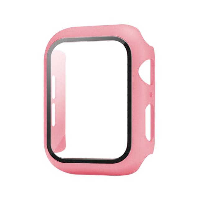 Apple Watch用 ケース カバー iWatch SE iWatch6 iWatch5/4/3/2/1 ガラスフィルム付き ケース Apple Watch Series 6 5 4 3 2 1 SE ケース カバー アップルウォッチ ケース 保護ケース 38mm 40mm 42mm 44mm 全面保護 耐衝撃 ケース アップルウォッチカバー 送料無料 パソコン本体のみ